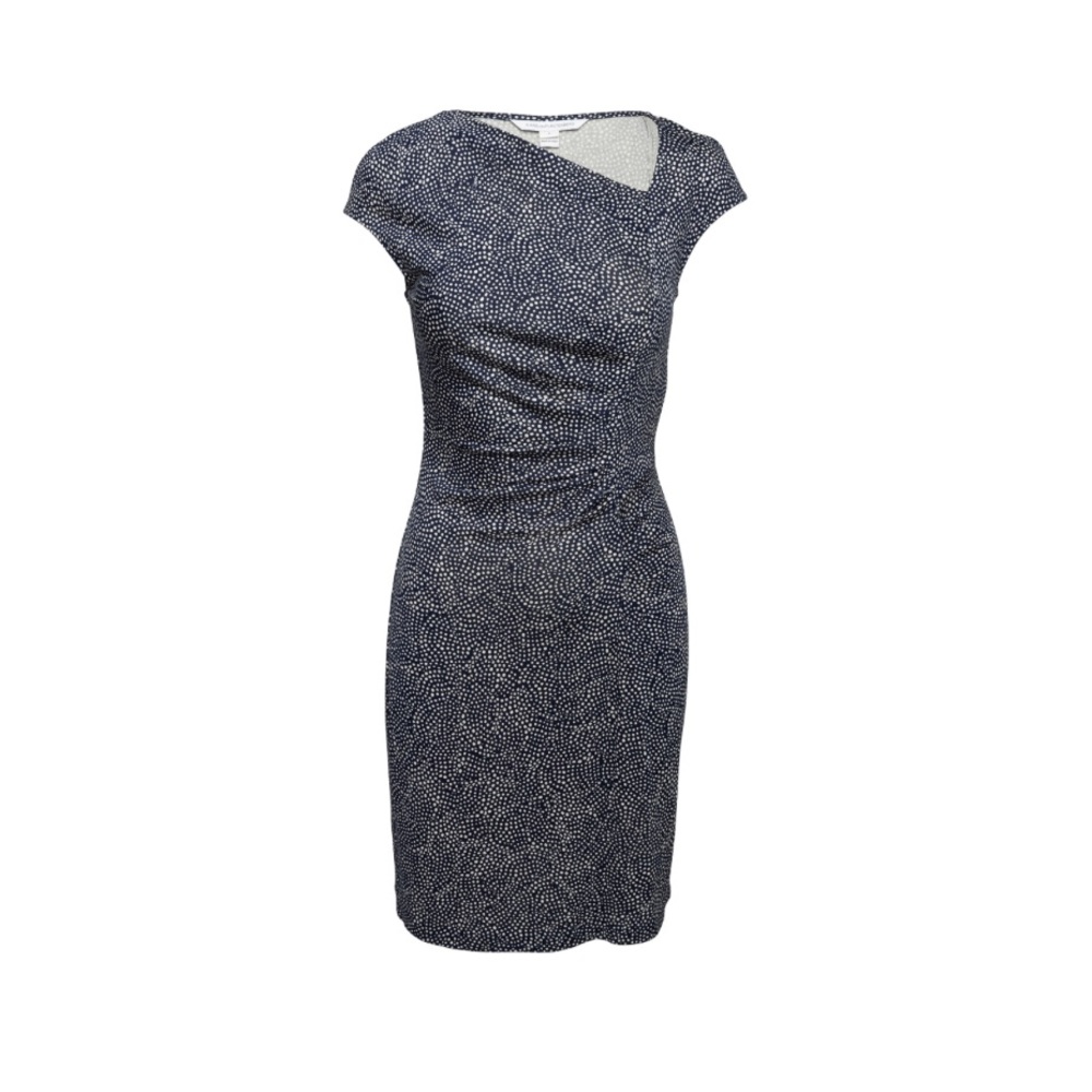 Diane Bon Furstenburg Asymmetrical Neckline Dress